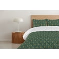 thumbnail image 4 of Ambesonne Art Deco Down Alternative Quilt Comforter, Nostalgic Classic Motif, Twin XL, Dark Mustard and Dark Teal, 4 of 5