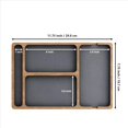 thumbnail image 2 of 2X Caja de Almacenamiento de Madera para Escritorio de Oficina, Caja de Madera Maciza para Guardar Objetos Pequeños, Teléfono Móvil, Auriculares y Bandeja de Madera., 2 of 5