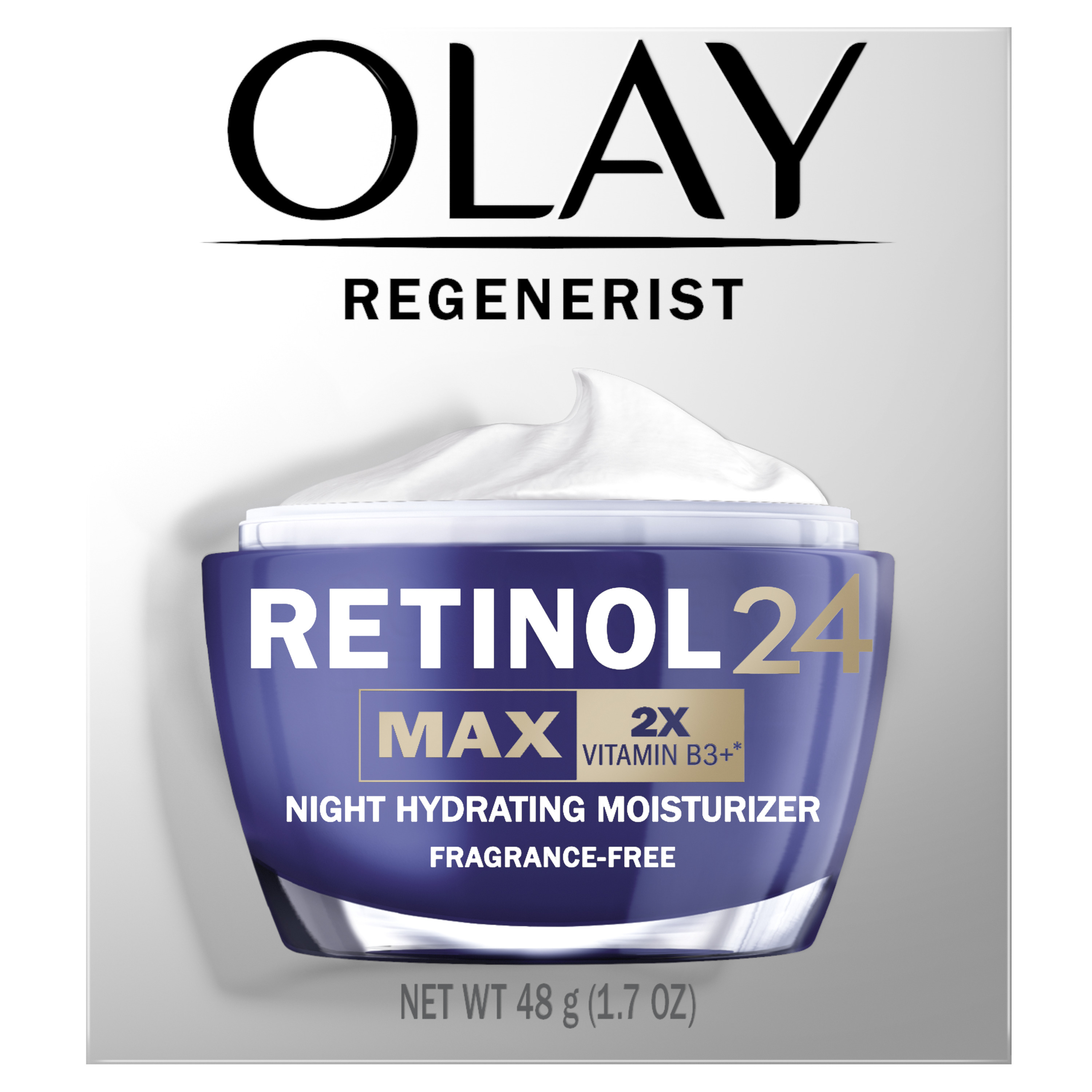 Olay Skincare Regenerist Retinol 24 MAX Night Face Moisturizer, Anti-Aging Cream, 1.7 oz Jar - image 10 of 14