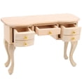 thumbnail image 3 of Dollhouse Desk, Exquisite Collection Safe And Eco-Friendly Firm And Long Service Life Miniature Table, Girls for Children, 3 of 7