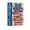 B, variant on Wzzjkit Double Sided Garden Flag 17.7x11.8 Inch, 4th of July Decorations Outdoor, Patriotic Linen Yard Flag for Independence Day
