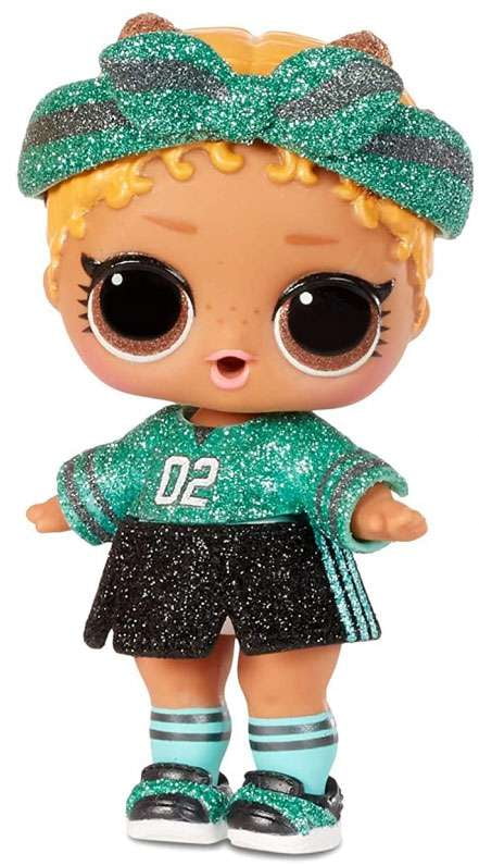 LOL Surprise All Stars BBs Series 3 Soccer Teal Rockets Mystery Pack (TEAL Team, 1 RANDOM Figure!)