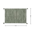 thumbnail image 3 of Green Tassel Layering Rug, Boho Tassel Accent Floor Mat, Green Woven Textured Area Rug, Farmhouse Rustic Decorative Rug, for Entryway, Living Room, Bedroom Decor, 3 of 7