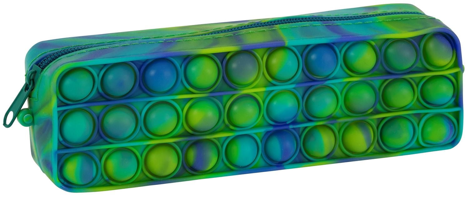 Merangue Fidget Pencil Pouch, Assorted, 2 Pack