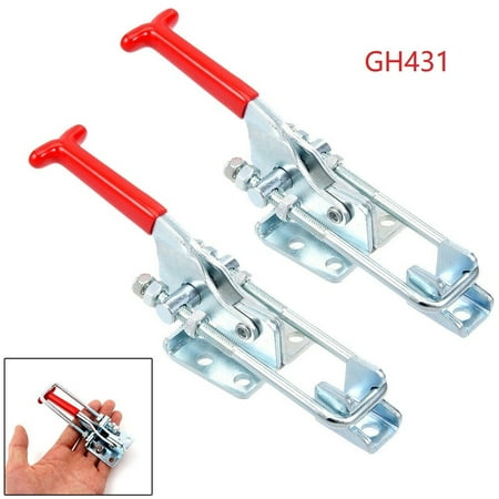 

2pcs GH-431 Quick Release Latch Toggle Clamps 318Kg/701Lbs Holding Capacity