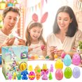 thumbnail image 1 of Fiudx Ofertas flash del día solo en línea Huevos de Pascua, máquina de juguetes en cápsulas, juguetes para aliviar el estrés para niños y niñas, regalos de cumpleaños, evento de Pascua, premio en el, 1 of 7