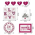 thumbnail image 2 of Valentine's Gift Tiered Tray Decor Set Farmhouse Farm Tiered Tray Decor Items Mini Wood Signs, 2 of 21