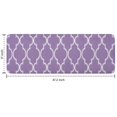 thumbnail image 7 of Purple Geometric Quatrefoil Pattern Kitchen Rug Mat,Kitchen Runner Rugs Non Skid Washable,Decorative Kitchen Floor Mats for Kitchen,Sink,Laundry,17"x47.2", 7 of 7