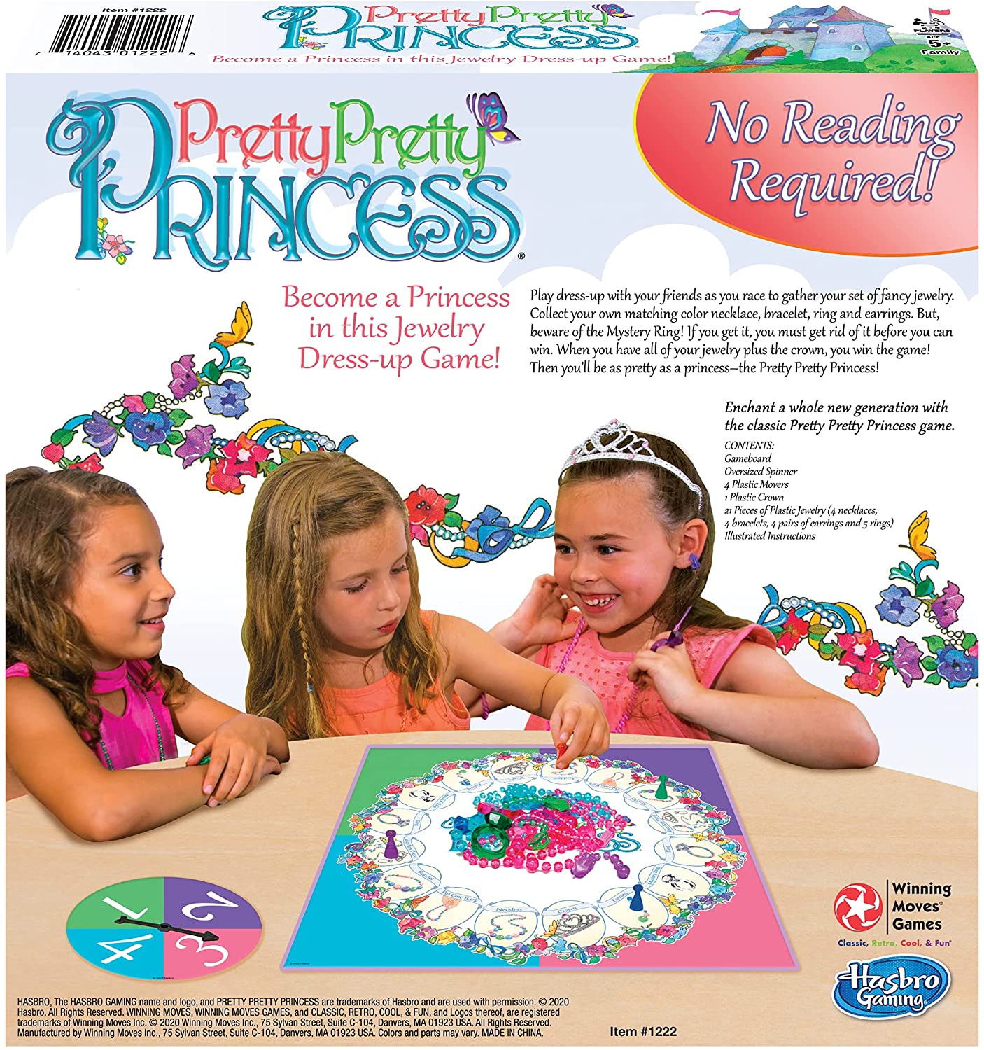 Pretty Pretty Princess Game Jewelry Dress Up Board Game 1990's Classic Toy Tiara Necklaces - image 4 of 6