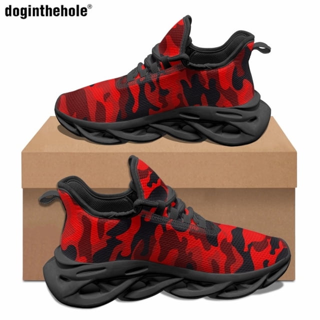 Zapatos casuales con diseño de tendencia Doginthehole, zapatos deportivos antideslizantes y resistentes al desgaste para exteriores, zapatos de baloncesto con cordones