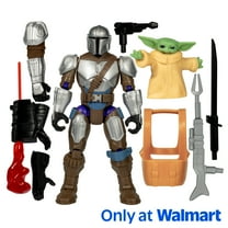 MixMashers Star Wars Mandalorian and Grogu Toy, 5” (12 cm) Mix-&-Match Action Figure, 4 