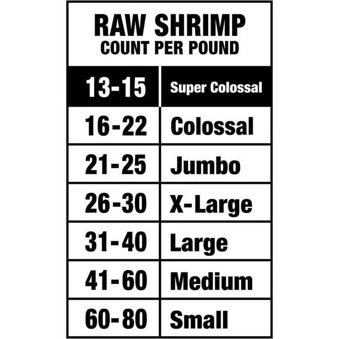 Great Value Frozen Black Tiger Easy Peel Shrimp, 1 lb