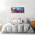 thumbnail image 3 of Hieng Wall Art for Living Room Cleveland Skyline Canvas Art Prints Ohio Cityscape Home Decor City Landscape Painting Picture Modern Artwork Wall Decor (only canvas), 3 of 6