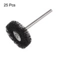 thumbnail image 3 of Unique Bargains 25 Pcs Roue Abrasive 1 Pouce 400 Grains 1/8 Pieds Tampons de Raclage, Noir, 3 of 5