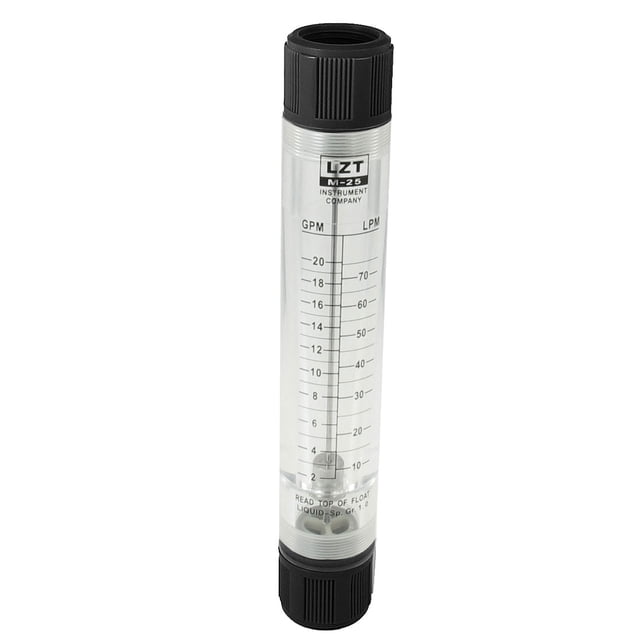 Caudalímetro de Material de Vidrio Acero inoxidable 2-20GPM de diseño con tubo