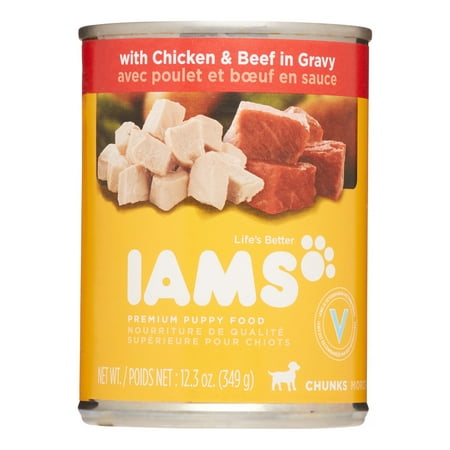 UPC 019014026012 product image for Iams ProActive Health Chunks Chicken & Beef Puppy Wet Dog Food, 12.3 Oz | upcitemdb.com