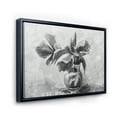 thumbnail image 3 of Designart 'Black and White Still Life Of Flowers In A Vase' Traditional Framed Canvas Wall Art Print, 3 of 5
