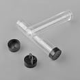 thumbnail image 2 of 100pcs Plastic Bead Containers Bottle Column Clear 10.6x2.1cm Capacity: 20ml(0.67 fl. oz), 2 of 3