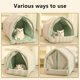 thumbnail image 4 of ¡Ahorra Más con Ofertas!, Caseta para perros de invierno cálida para perros pequeños, caseta cerrada para perros de invierno, caseta universal para perros Akmoler, 4 of 6
