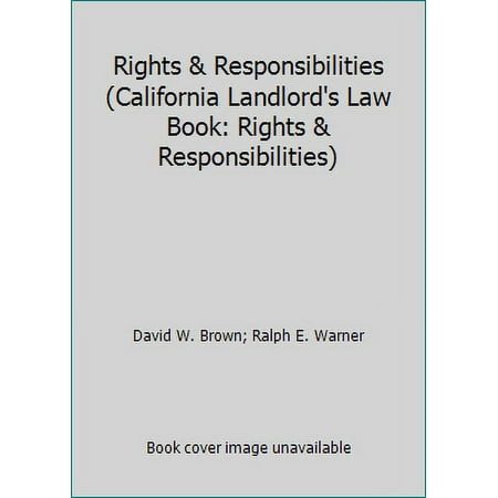 Pre-Owned Rights & Responsibilities (Paperback) 0873370465 9780873370462
