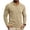 Khaki#30615CC, variant on Hearthz Men's Polo Shirts Soft Breathable Vintage Washed Long Sleeve Cotton Shirts for Men Moisture Wicking Mens Golf Polos with Pocket Khaki XL