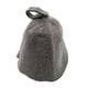 thumbnail image 2 of 1 pieza de gorro de Sauna, accesorio resistente al calor de lana, protege la cabeza portátil segura del bordado Gris Sharpla Sombrero de sauna, 2 of 7
