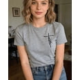 thumbnail image 2 of Christian Shirts for Women – Faith T-Shirt, God is Good All the Time, Religious Shirt, Floral Graphic Tee for Church, 2 of 7