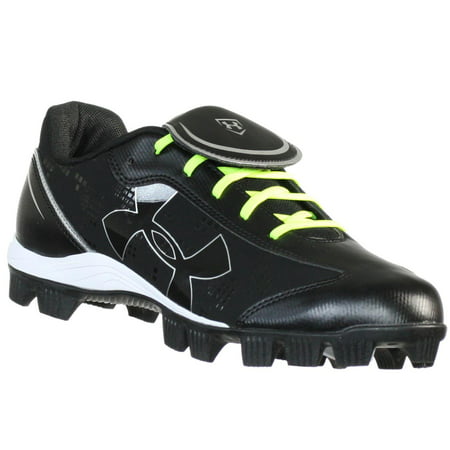 UNDER ARMOUR GLYDE RM CC BLACK/WHITE WOMENS SOFTBALL SHOES US 12 M EURO (Best Shoes Under 150)