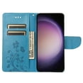 thumbnail image 5 of TECH CIRCLE Butterfly Case for 2023 Galaxy S23 Plus - Protective Stand Wallet Case, Blue, 5 of 6