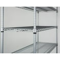 thumbnail image 2 of 30" Deep x 60" Wide x 102" High 6 Tier Gray Wire Shelf Truck with 1200 lb Capacity, 2 of 6