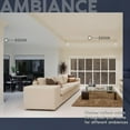 thumbnail image 4 of Luxrite 4 Inch Trimless LED Recessed Light, 15W, 5CCT 2700K-5000K, Dimmable, 1200LM, CRI 90, Wet & IC Rated, ETL, 4 of 7