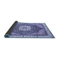 thumbnail image 2 of Ahgly Company Indoor Rectangle Abstract Blue Modern Area Rugs, 2' x 4', 2 of 4