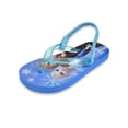 thumbnail image 1 of Frozen Girls' Flip Flops (Sizes 5 - 12) - blue, 5/6 todder, 1 of 4