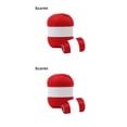 thumbnail image 3 of Inteprter Hilo de tejer, cuerda de tejer mezclada, cordón de macramé grueso para manualidades de ganchillo, cuerda para hacer bricolaje, rojo Rojo 2piezas Inteprter CBP141019, 3 of 6