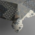 thumbnail image 5 of Geometric and Floral Boho Pattern Rectangle Tablecloth 60"x120",Waterproof Polyester Rectangle Table Cloth, Wipeable Spillproof Polyester Tablecloth for Dining, Camping, Indoor and Outdoor, 5 of 6