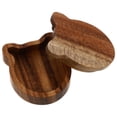 thumbnail image 3 of Weiweiguan Creative Wooden Guitar Pick Box Storage Case Guitar Picks Holder (Wood Color), 3 of 6