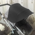 thumbnail image 1 of jifengmusical cochecitos infantiles Sun Shade accesorio fácil de r Universal suave Negro CUTICAT none, 1 of 7