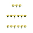 thumbnail image 2 of Naiovety Arreglo de flores artificiales de larga duración de 3 piezas para interior o exterior de bajo mantenimiento amarillo Type2 NO2, 2 of 6
