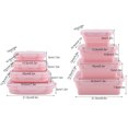 thumbnail image 3 of Portable Silicone Lunch Box Set Bento Box Folding Microwave Lunchbox Food Container, 3 of 7