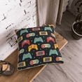 thumbnail image 5 of KLL Retro Video Game Decorative Throw Pillow Covers Velvet Soft for Couch Sofa Bedroom Living Room Outdoor (No pillow core)- 16"x16", 5 of 5
