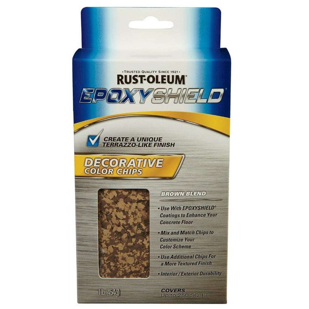 RustOleum Decorative Color Chips Concrete Brown Blend