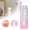 Pink, variant on Clearance Glass&Bottle under $7 560ml Gradient Frosted Plastic Water Bottle Wide Mouth Leak Proof Water Cup Portable Space Cup