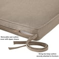 thumbnail image 3 of Sunbrella Outdoor 17 in. Square Chair Pad (2-Pack), Cast Shale, 3 of 6