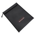 thumbnail image 1 of Waterproof Fireproof Document Bag Silicone Fiberglass Zipper Closure Hook And  Foldable Waterproof Money Bag For Document, 1 of 8