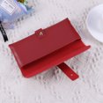 thumbnail image 2 of Red PVC Leather Glasses Case 16.50X8.00X2.30CM for Eye Glass Pouch 1Set, 2 of 8