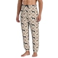 thumbnail image 4 of Sweatpants for Men - Cartoon Cool Horse Hunting Dog Adjustable Elastic Band Mens Joggers With Pockets, Athletic Workout Gym Casual Track Pants for Men, 4 of 7