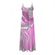 thumbnail image 3 of Vestido de Verano Casual de las Mujeres, Impresión Plegada Casual de Verano, Vestido de Cuello en V sin Mangas de Camis, 3 of 5