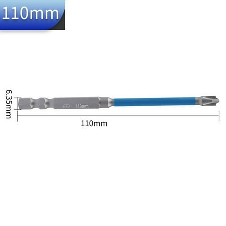 

65mm 110mm Magnetic Special Slotted Cross Screwdriver Bit for Electrician FPH2