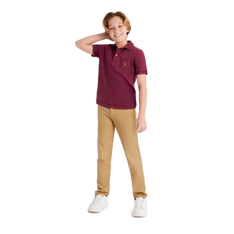 U.S. Polo Assn. Boys Stretch Twill 5-Pocket Pant photo 3