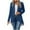 Blue, variant on Chiccall Womens Cardigans Lightweight Long Sleeve Open Front Lapel 2025 Casual Long Cardigan Outerwear with Pockets